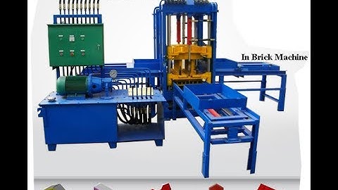 QTF3 20 hydraulic paver block machine, colorful pavement block making machine