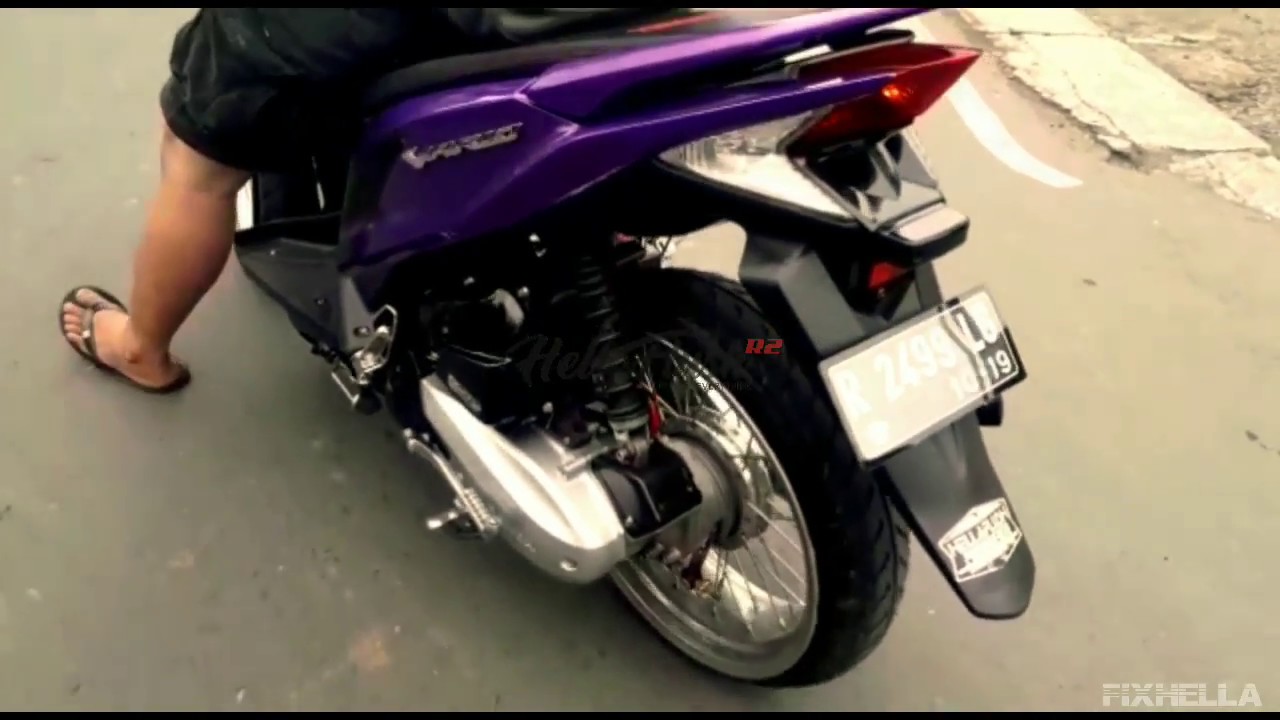 Honda Vario 125 Modifikasi Hellaflushr2 Indonesia YouTube