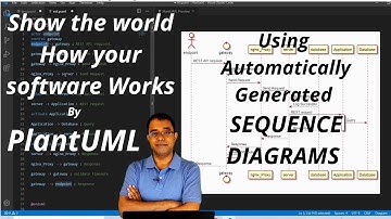 How to auto generate Sequence Diagrams using plantuml - Show how your software works visually