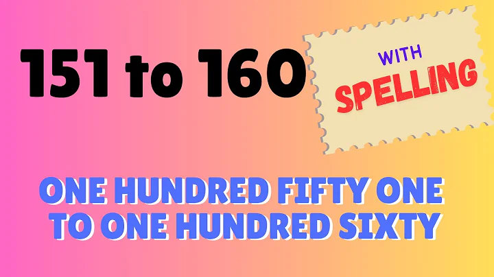 151 to 160 Learn Number Spelling and Counting | Educational Video for Children 🎓 | Artoon Academy