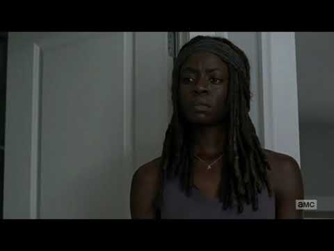 The Walking Dead 7x04 Rick Tells Michonne That Judith Isn T His Child