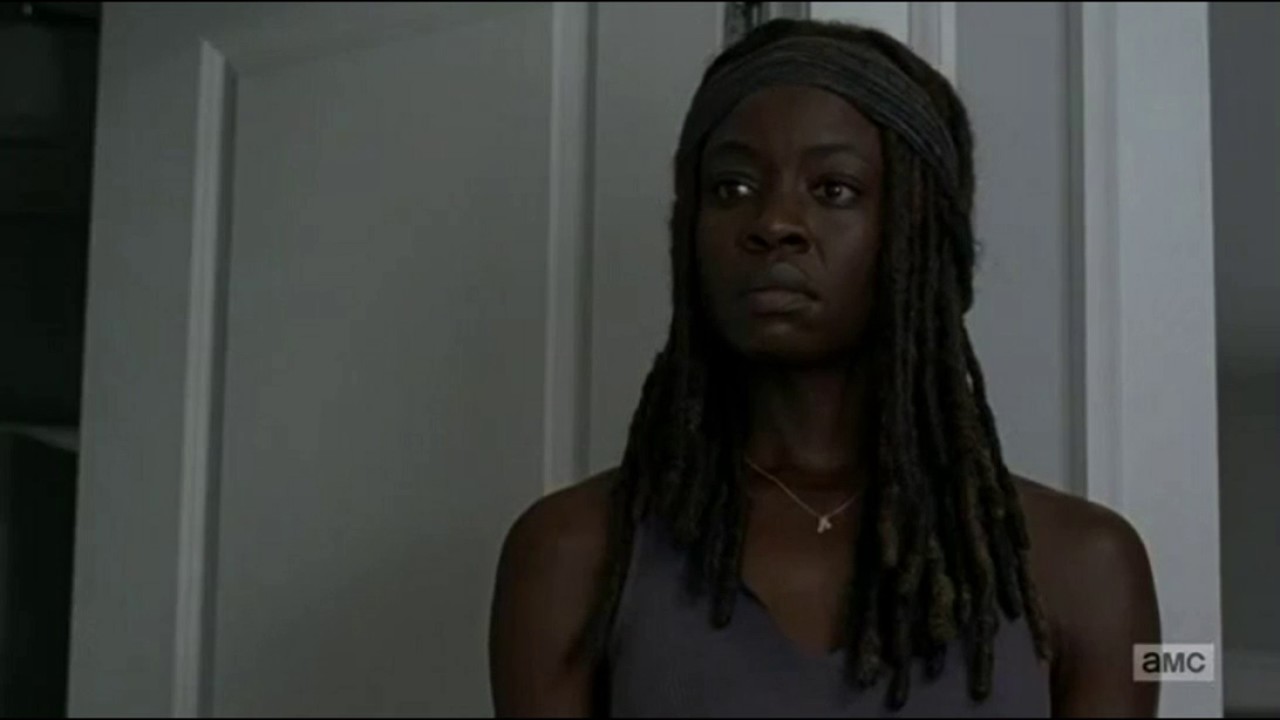 The Walking Dead 7x04 Rick Tells Michonne That Judith Isn't His Child