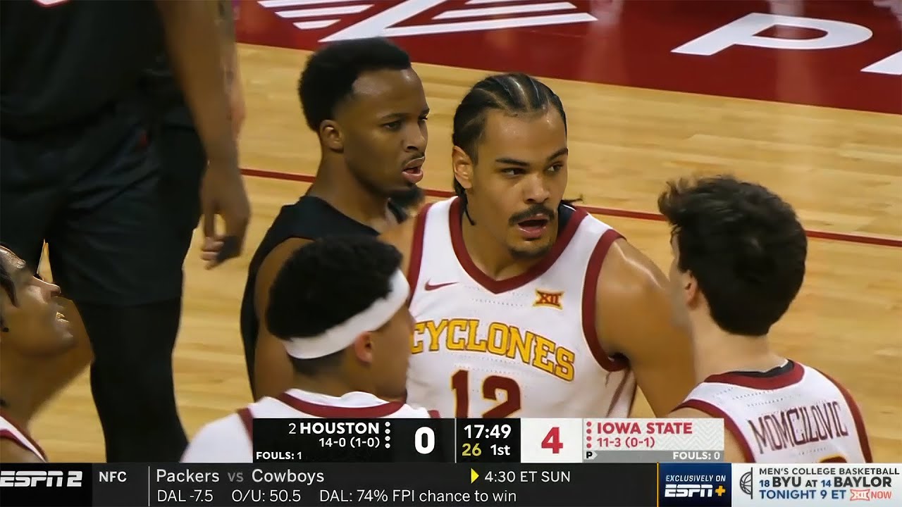 2 Houston vs IOWA State College Basketball Game Full Highlights 2024