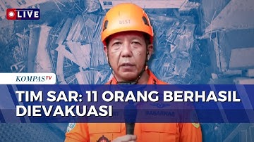 Update! Tim SAR Gabungan Evakuasi 11 Korban Selamat Ambruknya Ponpes Al-Khoziny di Sidoarjo