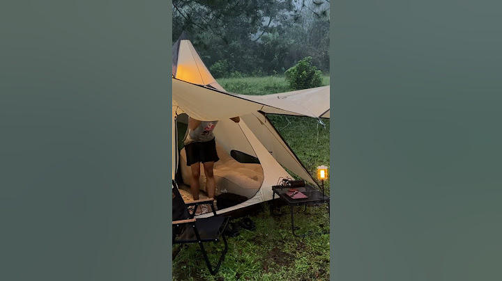 Long heavy rain camping #shorts #camping #camp #rainsounds #campingintherain