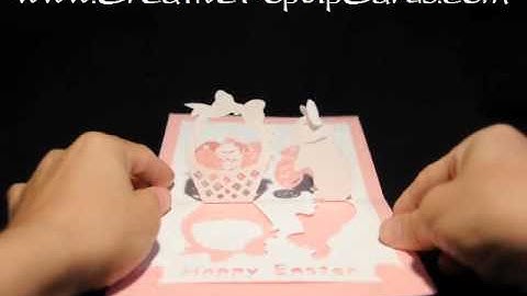 Easter Bunny Pop Up Card