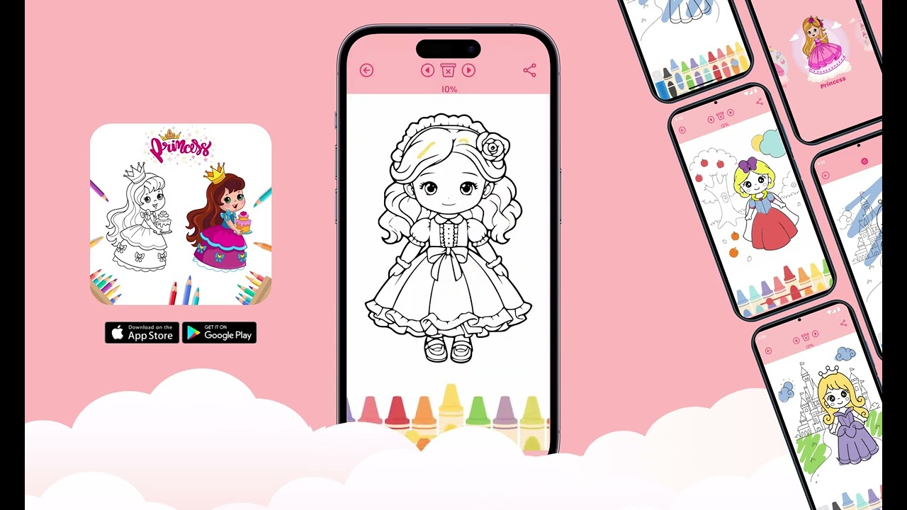 Premium Vector | Cute princess chibi girl hand drawn cartoon sticker icon  concept isolated illustration