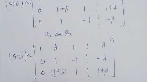 Show that the system of equations  λx+y+z=1;x+λY+z=λ;x+y+λz=λ^2  has a unique solution