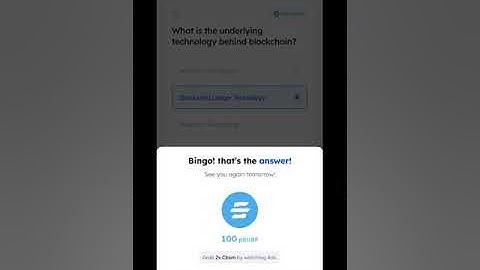 What is the underlying Technology behind blockchain?