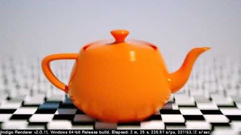 Camera motion blur (Indigo renderer)