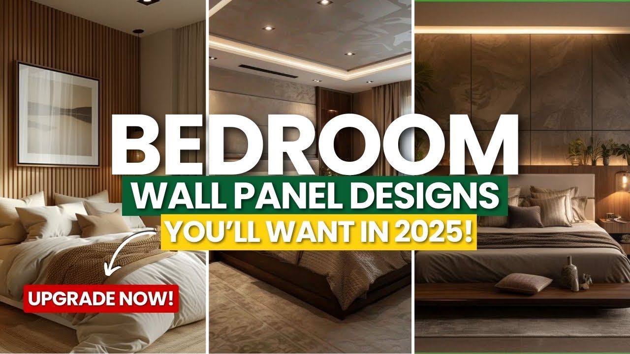 Stunning Wall Panel Design Ideas for 2025 | Bedroom Wall Decoration ...