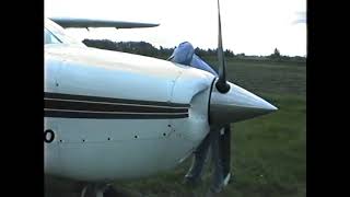 Cessna 337 Skymaster push pull.OY BYR 1974