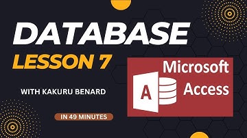 Database Lesson 7: How to Import  Excel Data file into Access Database