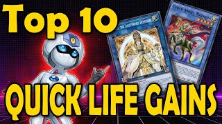 Top 10 Quick LP Gain Cards in Yugioh