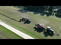 Drone of alfalfa harvesting