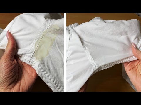 Чем вывести пятно с белой рубашки в домашних условиях