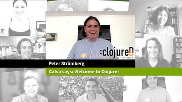 clojureD 2021: "Calva says: Welcome to Clojure!" by Peter Strömberg