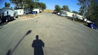 trex 500 first hover attempt.