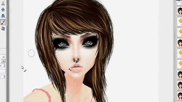 Imvu Hair Tutorial with Gimp