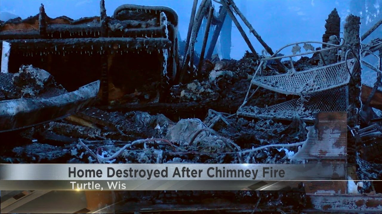 Home Totally Destroyed by Fire - YouTube