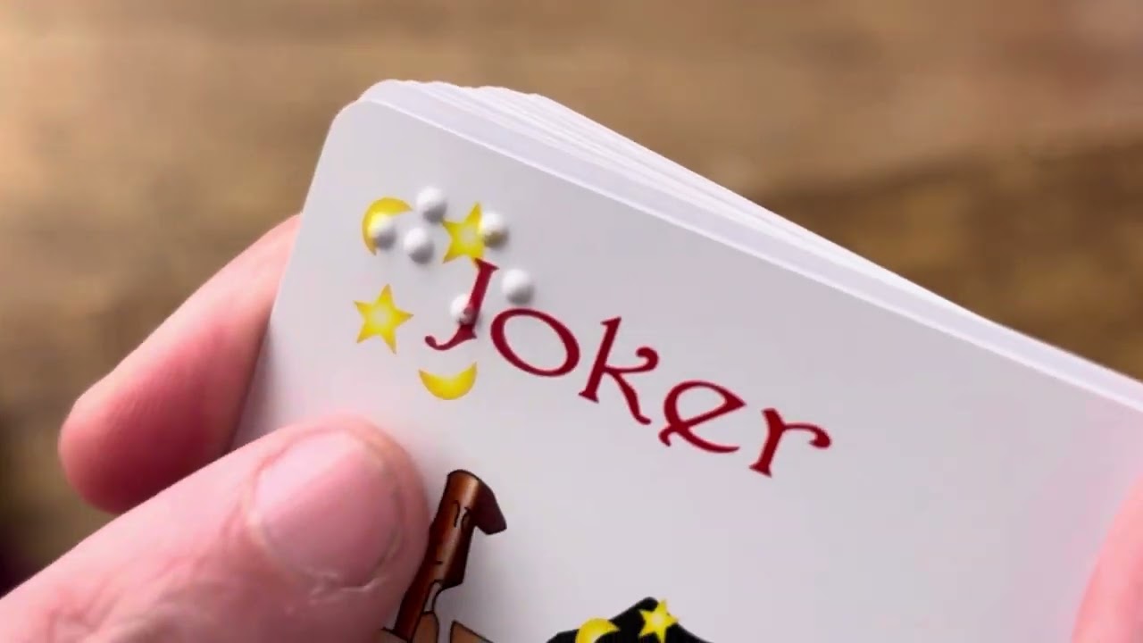 These Playing Cards Are Braille: Let’s Unbox Them!