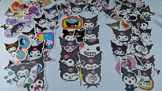 Decorate the phone case with all Kuromi stickers on paper :3 #phonecase#kuromi #decorate