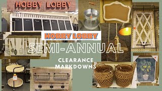 Celebrity HOBBY LOBBY SEMI-ANNUAL 75% CLEARANCE MARKDOWNS | Come See What Hobby Lobby is Marking Down for 2022 Wealth