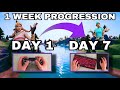 My 1 Week Fortnite Progression from Controller to Keyboard and Mouse on PS4 (Tips & Tricks)