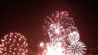 More than two dozen people were hurt in southern california when
fireworks fired into the crowd. andrea fujii, of cbs news los angeles
station kcbs, reports....