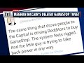 Meghan McCain's Deleted GameStop Reddit Tweet