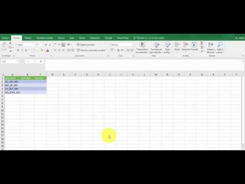 Video: Jak Nahradit Období čárkou V Aplikaci Excel