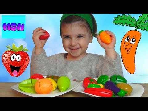 ვისწავლოთ ხილი და ბოსტნეული Learn Names of Fruits and Vegetables with Toy