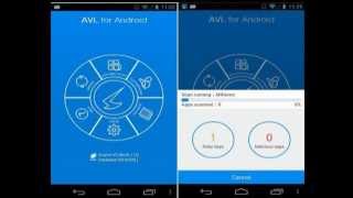 AVL antivirus Android operating system screenshot 1