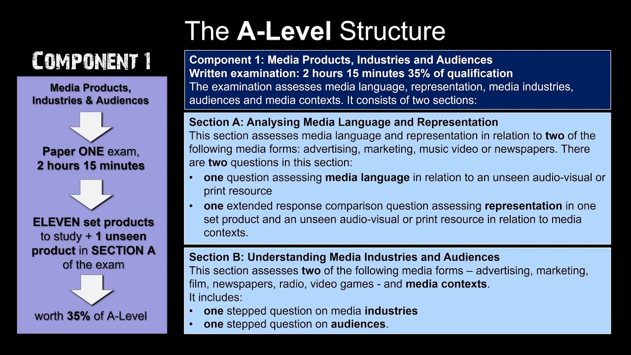 Media studies subject. Media studies. Past levels