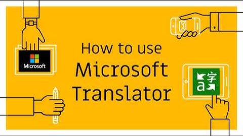 Using Microsoft Translator