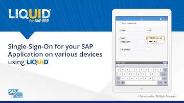 Liquid UI Supports Single Sign-On Feature for your SAP