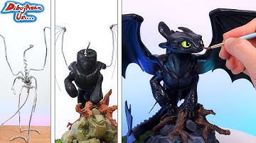 TANDLOZE kleisculptuur || hoe maak je een tandloze kleisculptuur uit Hoe tem je een draak