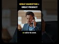 Strong Marketing beats a Strong Product  #business #shorts