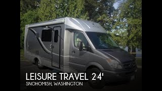 [SOLD] Used 2013 Leisure Travel Unity U24MB in Snohomish, Washington
