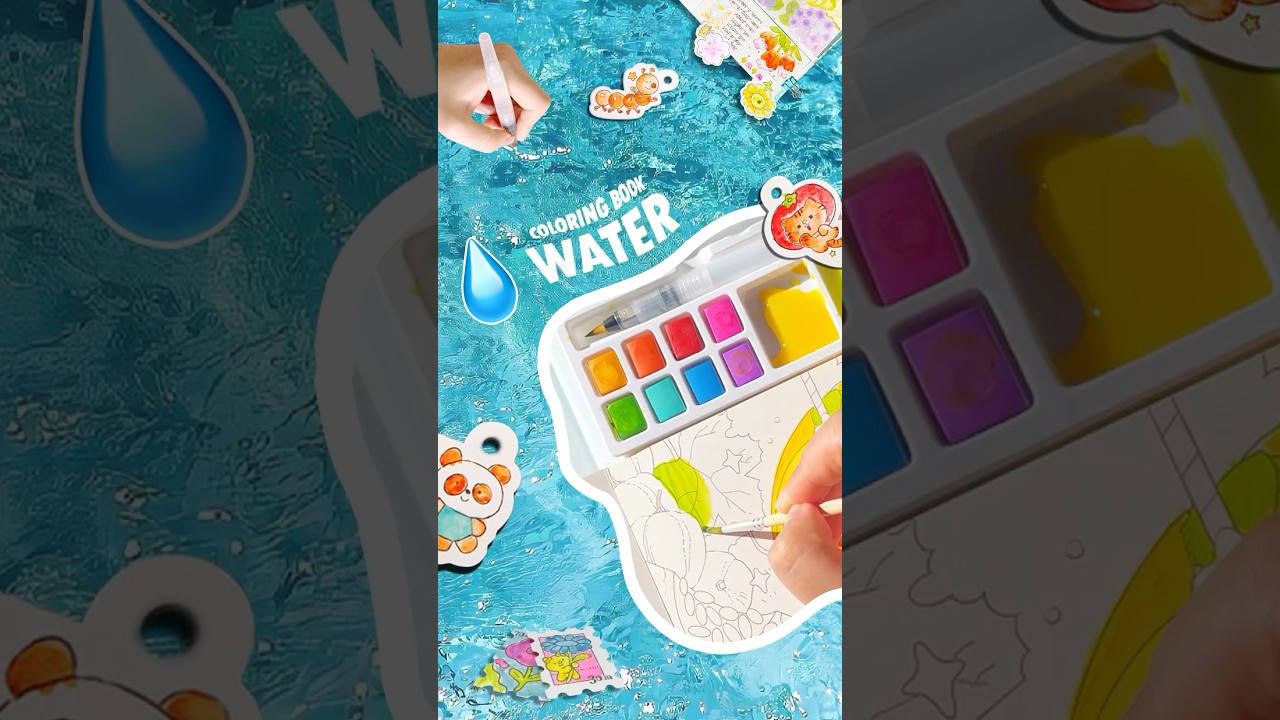 Our watercolor kit goes beyond painting. 