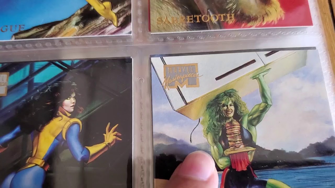 1996 Marvel Masterpieces : non-sport trading cards paling...?