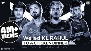 We Led KL RAHUL To a Chicken Dinner! With @JONATHANGAMINGYT @frankygamer787  | OnePlus Domin8