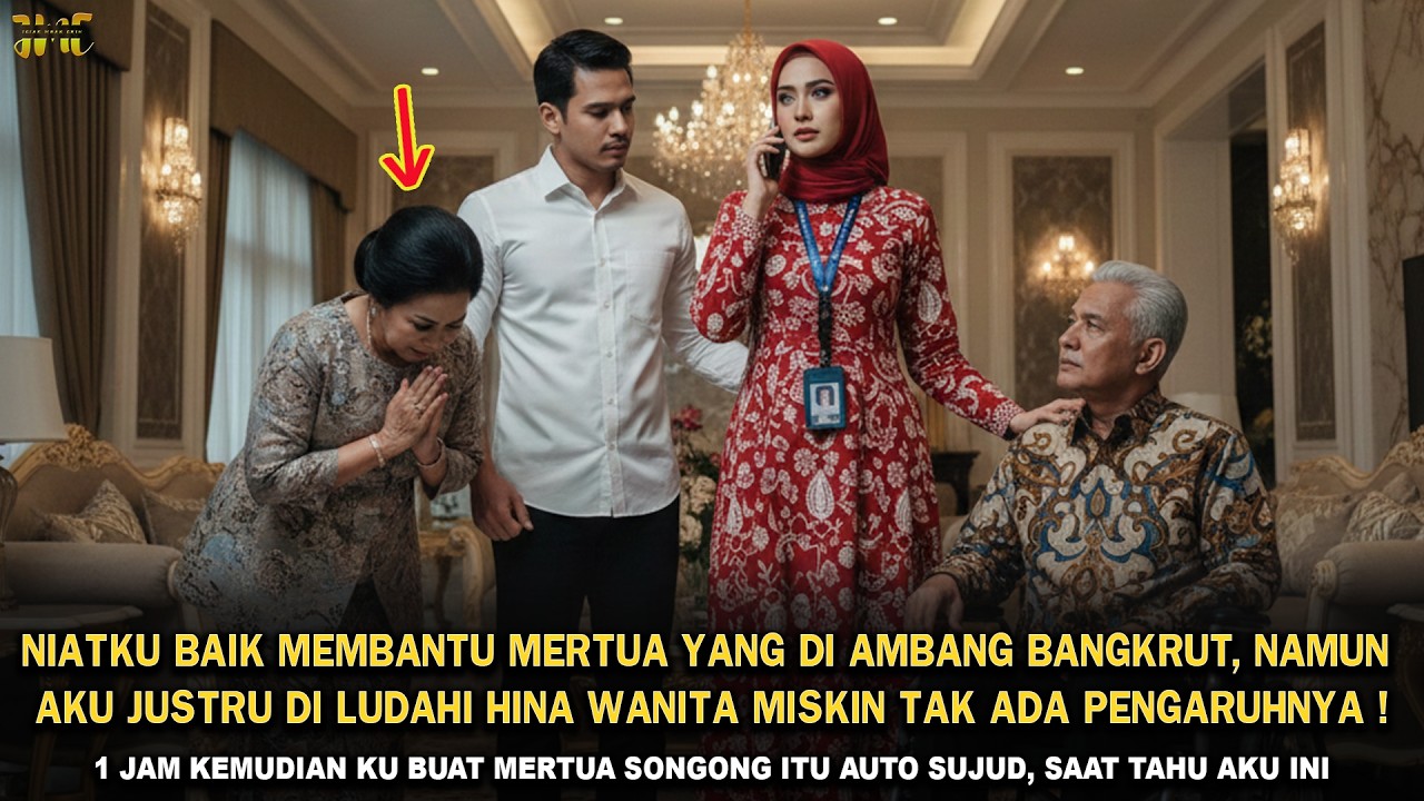 niat baik bantu mertua bangkrut ! aku justru di ludahi ! ku buat mereka menyesal sujud di kakiku