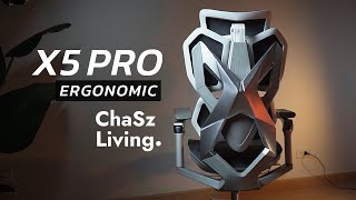 รีวิว X5 Pro Ergonomic เก้าอี้เพื่อสุขภาพดีไซน์สุดล้ำแขน 6D และยังมีฟังชั่นแบบจัดเต็มที่สุด!!