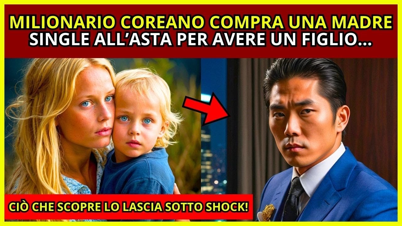 MILIONARIO COREANO COMPRA UNA MADRE SINGLE ALL'ASTA PER AVERE UN FIGLIO ...