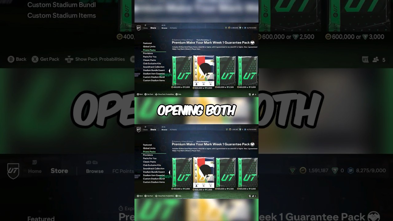 Opening Both The Guaranteed Make Your Mark Packs! 