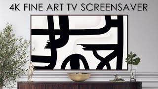 TV Art Screensaver Modern Art | Line Art | Vintage Art TV Background | 4K Fine Art for your TV