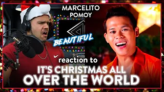 Marcelito Pomoy Reaction It's Christmas Time All Over The Word (WOW!) | Dereck Reacts