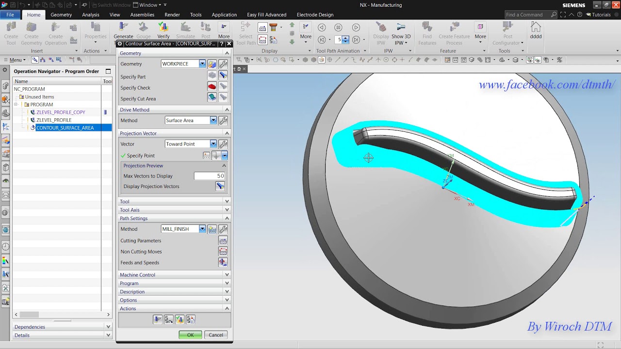 51 Create Contour Surface Area Part 02 Project Vector - YouTube