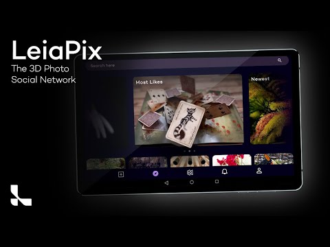LeiaPix, the 3D Photo social network